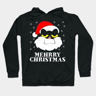 Mehrry Christmas Cat Snowflake Hoodie